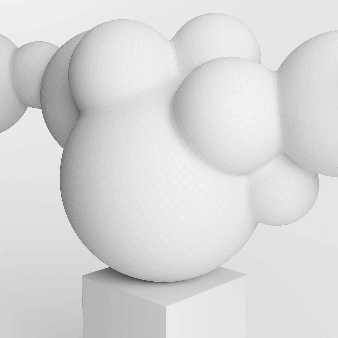 Modern Decorative Abstract Cloud Art Sculpture 01 3D model - TurboSquid ...