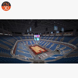 Basketball arena - interior - low poly VR