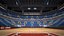 basketball arena ball court model