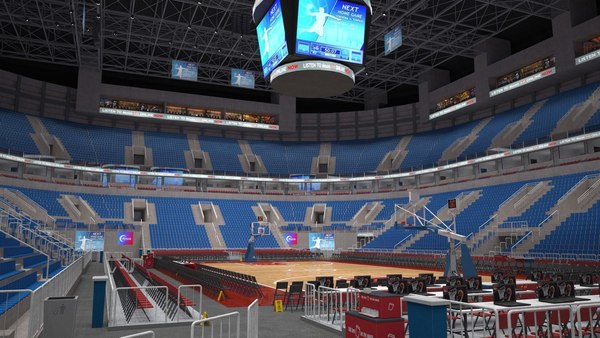 Modelo 3d Estadio De Baloncesto Interior Low Poly Vr Turbosquid 1711552 3623