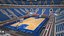 basketball arena ball court model