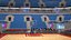 basketball arena ball court model
