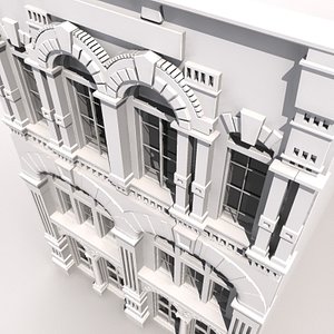 3d model victorian building