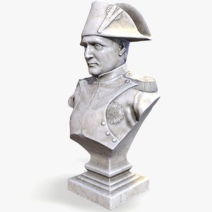 Napoleon Bonaparte Bust lowpoly