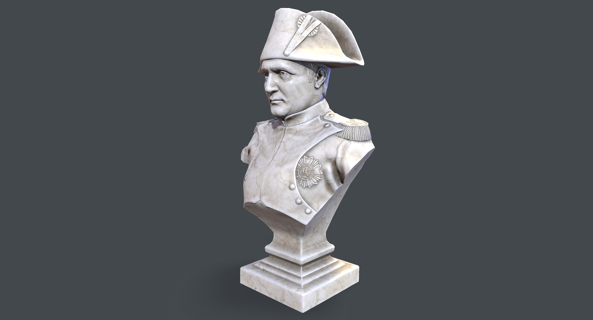 3D Ready Napoleon Bonaparte Bust - TurboSquid 1456883