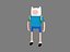 3D character finn model