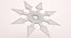 Shuriken arrojando estrellas