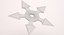 Shuriken arrojando estrellas