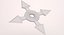 Shuriken arrojando estrellas