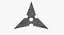 Shuriken arrojando estrellas