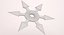 Shuriken arrojando estrellas