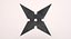 Shuriken arrojando estrellas