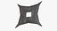 Shuriken arrojando estrellas