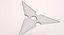 Shuriken arrojando estrellas