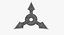 Shuriken arrojando estrellas