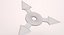 Shuriken arrojando estrellas