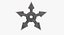 Shuriken arrojando estrellas