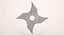Shuriken arrojando estrellas