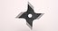 Shuriken arrojando estrellas