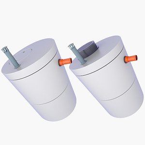 3D Concrete Precast Septic Tanks v10 model