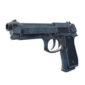 beretta 92fs 3D model