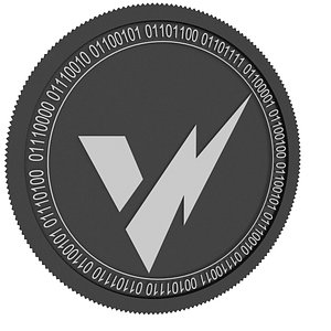 volt black coin 3D