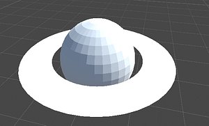 saturne 3D model