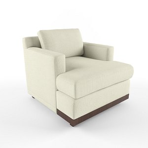 3D marietta lounge chair mcguire model