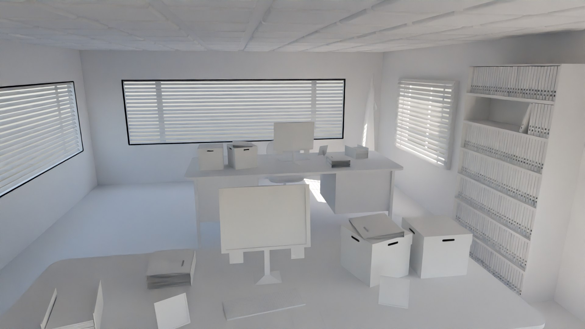 Police Station Interior 3D - TurboSquid 2158038