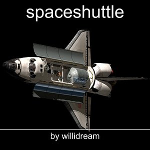 space shuttle c4d
