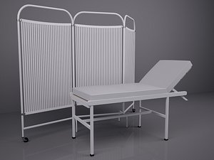 3d model of rooms basic medical