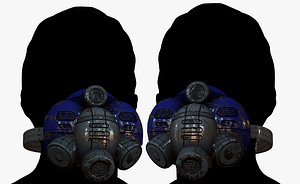 gas mask 3D model