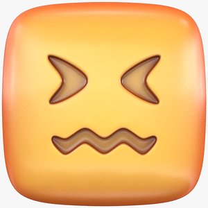 3D Smiley Face Emoji 29 model