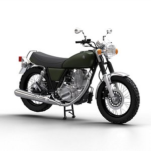 2010 - Yamaha SR 400 EFI 3D model