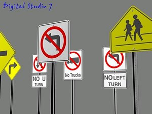 30 Pack Road Signs