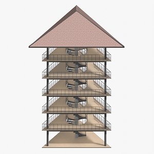 3D model Tropical pavilion 26A41