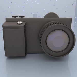 cartoon camera 3D model