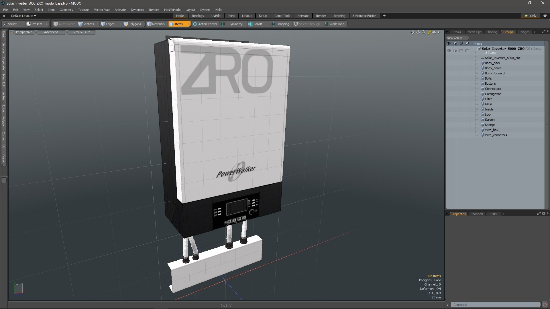 3D Solar Inverter 5000 ZRO Model - TurboSquid 2225207