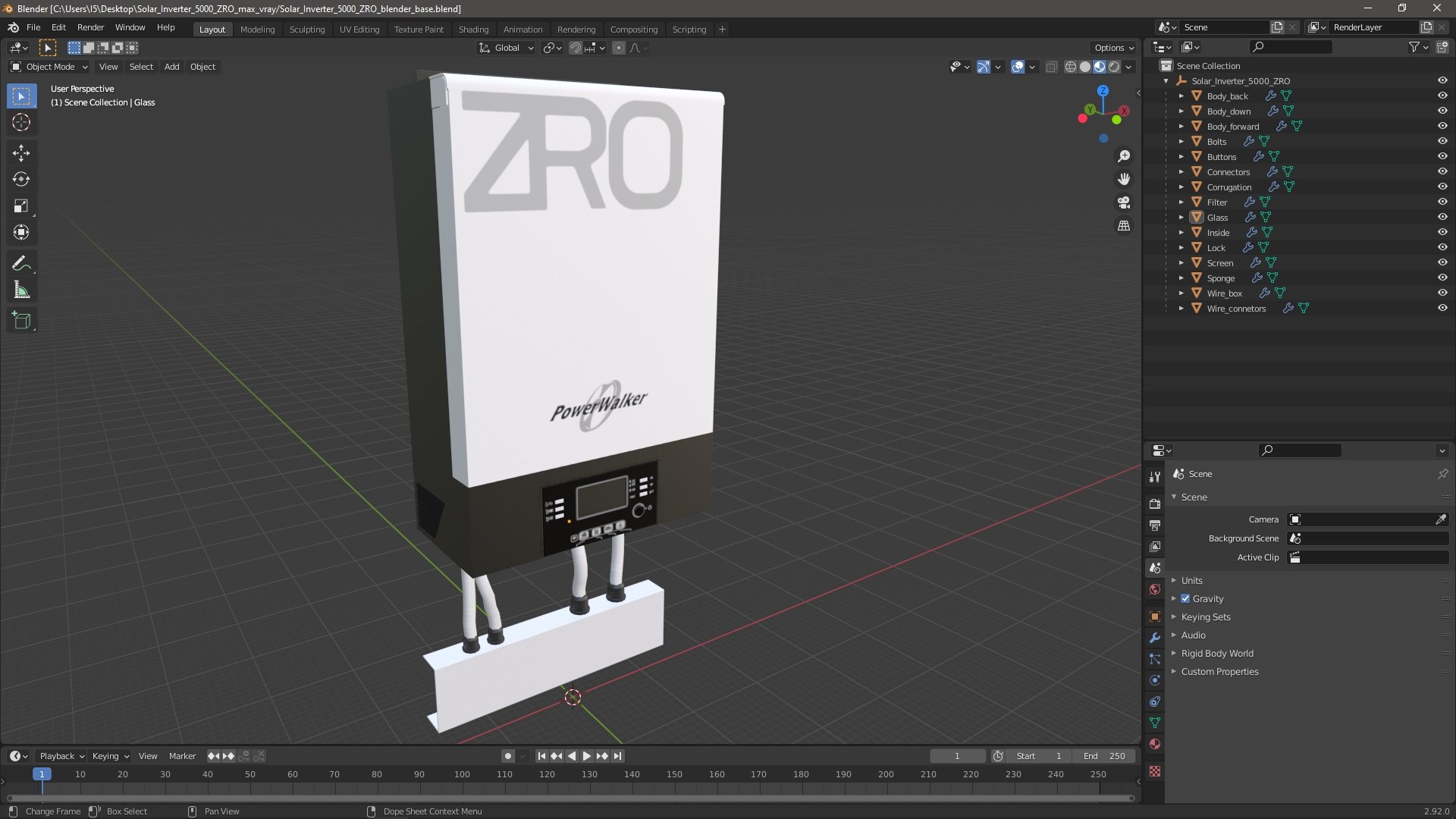 3D Solar Inverter 5000 ZRO Model - TurboSquid 2225207