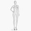 Mannequin femme pose 4