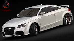 3d model audi tt rs coupe