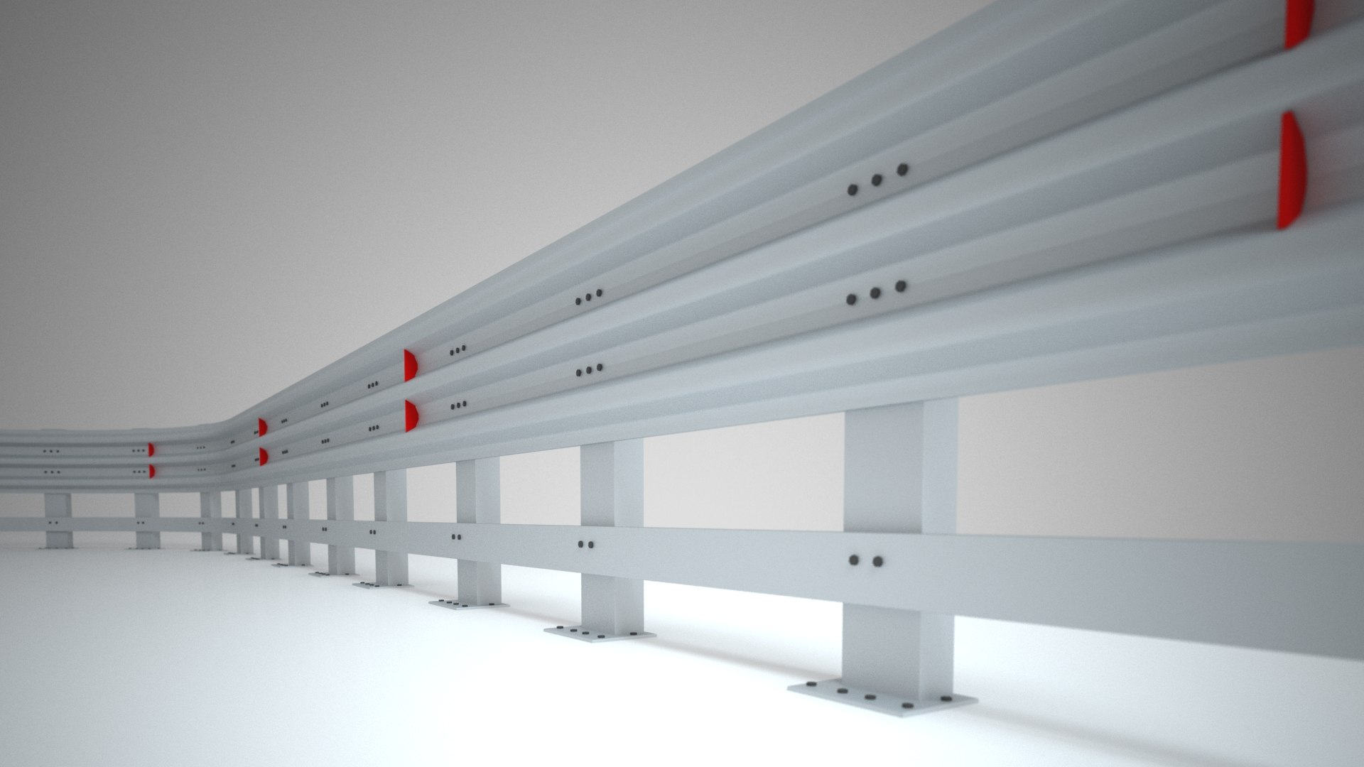 Guardrail Model - TurboSquid 1220920