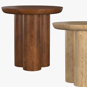 3D OSLO CYLINDER ROUND SIDE TABLE