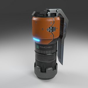 sci-fi granade flashbang 3D model