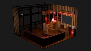3d isometric view