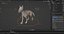 Fur Wolf Rigged i animacja w Blenderze