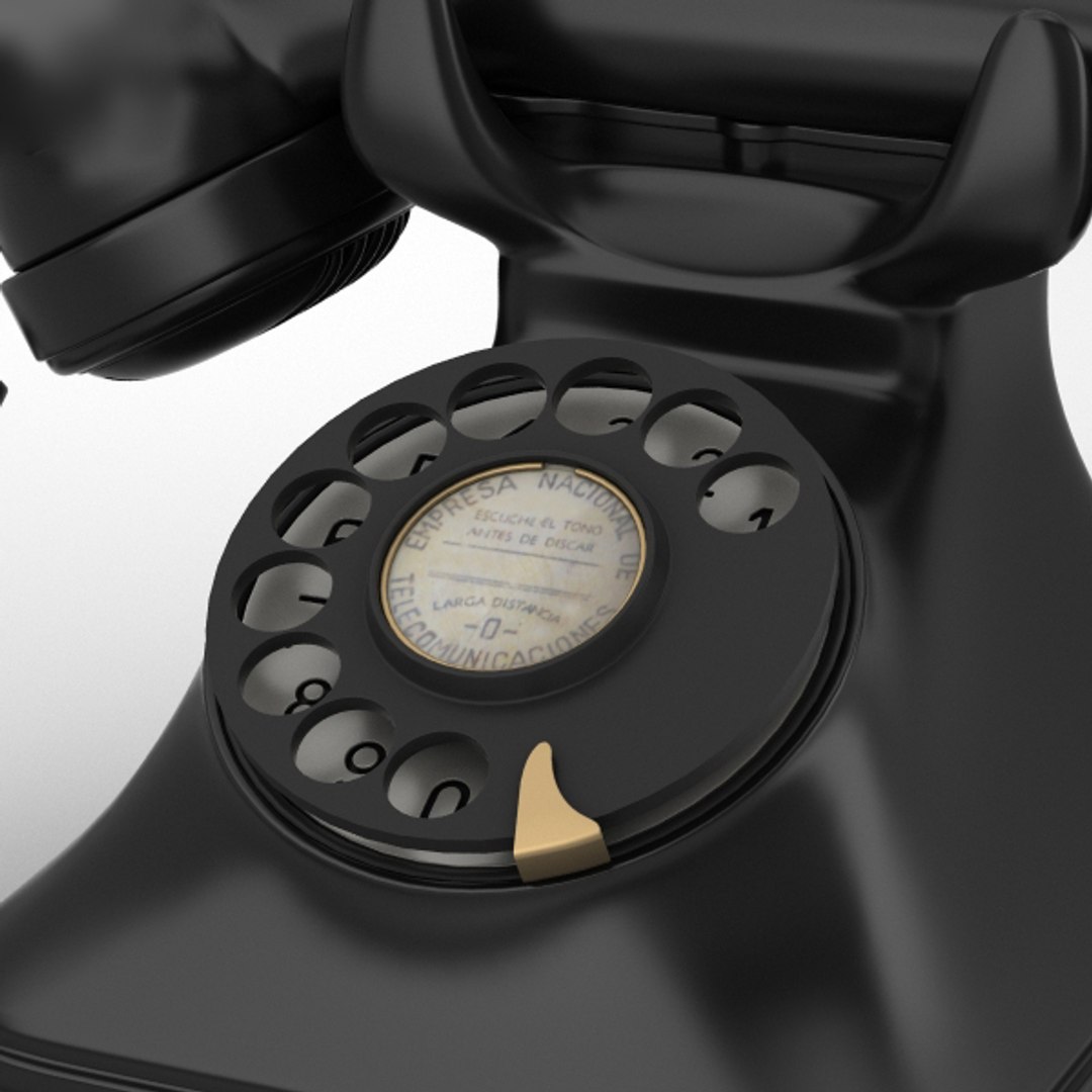 modelo 3d Telefono vintage - TurboSquid 711267