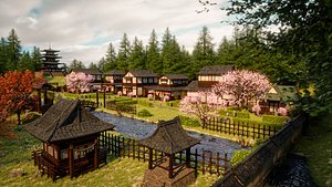 3D model JAPAN TRADITIONAL ENVIRONMENT PACK WITH DEMO FILE