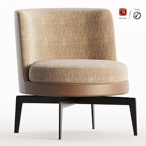 3D FEEL GOOD SOFT Fabric easy chair By Flexform