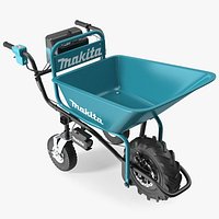 Makita DCU180ZB Brushless Electric Wheelbarrow with Bucket